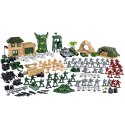 Baza Wojskowa Figurki Żołnierzyki Pojazdy Duży Zestaw Militarny 300 el. LEAN Toys