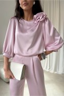 Bluzka Model Giana JRO BLU0178 Light Pink - Roco Fashion Roco Fashion