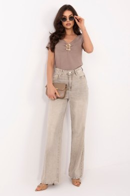 Bluzka Model IR-BZ-R2732.29 Dark Beige - Italy Moda Italy Moda