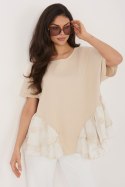 Bluzka Model IT-BZ-81870.18 Beige - Italy Moda Italy Moda
