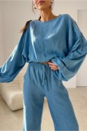 Bluzka Model Rosalina BLU0233 J07 Blue - Roco Fashion Roco Fashion