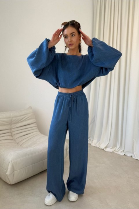 Bluzka Model Rosalina NIE BLU0233 Blue - Roco Fashion Roco Fashion