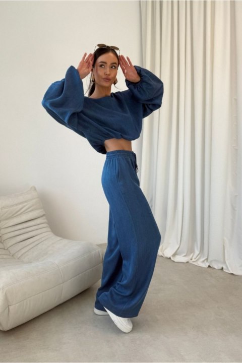 Bluzka Model Rosalina NIE BLU0233 Blue - Roco Fashion Roco Fashion