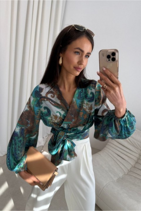 Bluzka Model Valeria BLU0232 W31 Multicolor - Roco Fashion Roco Fashion