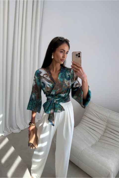 Bluzka Model Valeria BLU0232 W31 Multicolor - Roco Fashion Roco Fashion