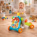 Chodzik Pchacz Hulajnoga Stolik Edukacyjny Panel Interaktywny 5w1 Kolorowy LEAN Toys