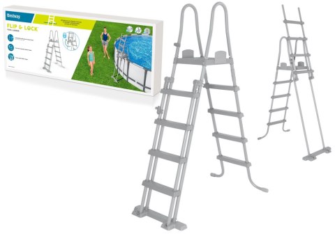 Drabinka Bezpieczna do Basenów 132 cm Bestway 58332 Bestway