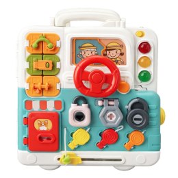 Interaktywna Książka Tablica Edukacyjna Manipulacyjna Światła Dźwięki 16el. LEAN Toys