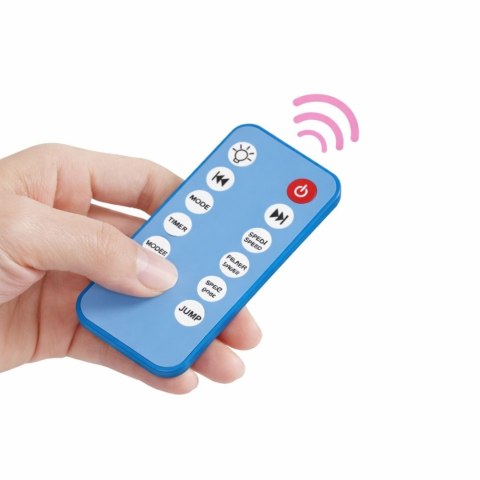 Karuzela Do Łóżeczka Projektor 2w1 Melodie Odgłosy Zwierząt Pilot Różowa LEAN Toys