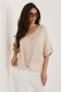 Koszula Damska Model IT-BZ-81891.49 Beige - Italy Moda Italy Moda