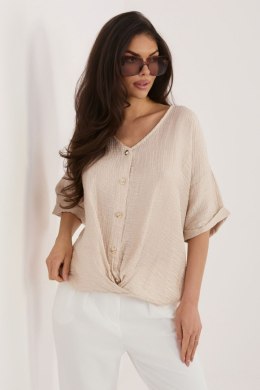 Koszula Damska Model IT-BZ-81891.49 Beige - Italy Moda Italy Moda