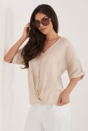 Koszula Damska Model IT-BZ-81891.49 Beige - Italy Moda Italy Moda