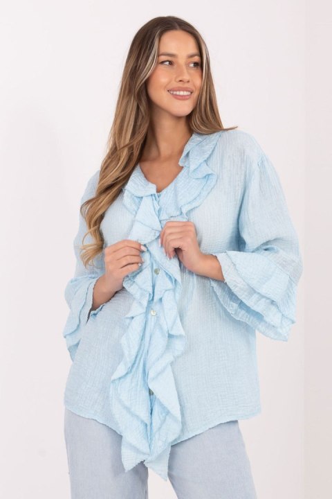Koszula Damska Model IT-KS-81863.11P Light Blue - Italy Moda Italy Moda
