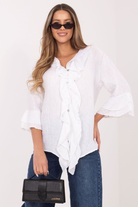 Koszula Damska Model IT-KS-81863.11P White - Italy Moda Italy Moda