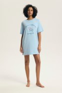 Koszulka nocna Koszula Nocna Model Edris 44478 Blue - Henderson Henderson