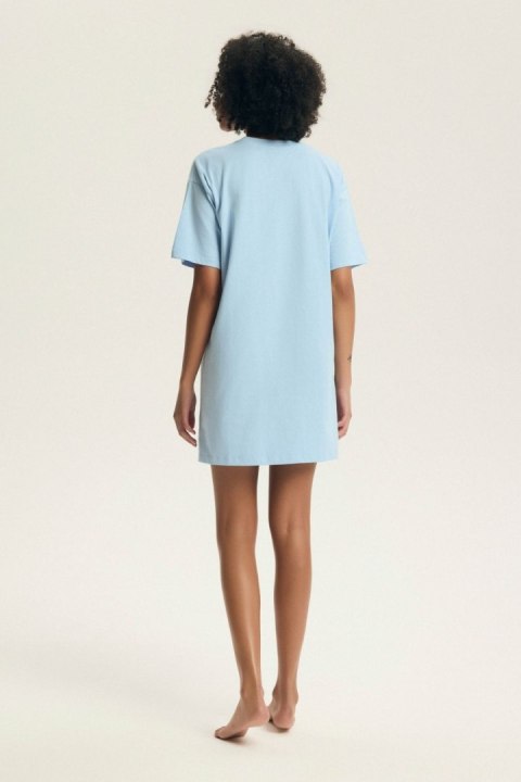 Koszulka nocna Koszula Nocna Model Edris 44478 Blue - Henderson Henderson