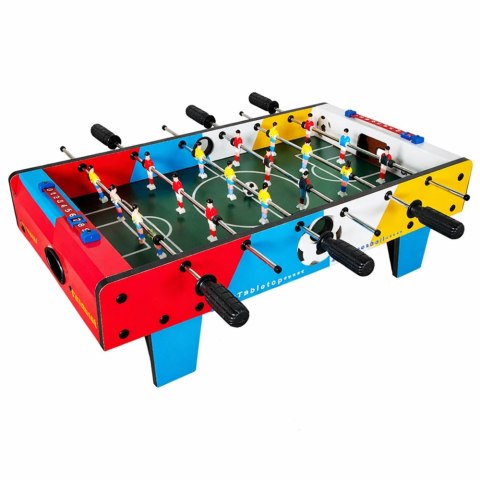 Mini Stół Do Piłkarzyków Gra Zręcznościowa Stołowa 2 Piłki Football 69 cm LEAN Toys