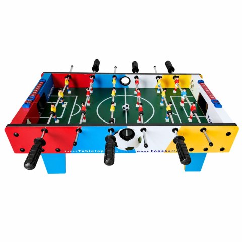 Mini Stół Do Piłkarzyków Gra Zręcznościowa Stołowa 2 Piłki Football 69 cm LEAN Toys