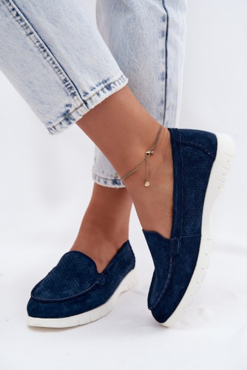 Mokasyny Model Vinceza 95360 Navy - Step in style Step in style