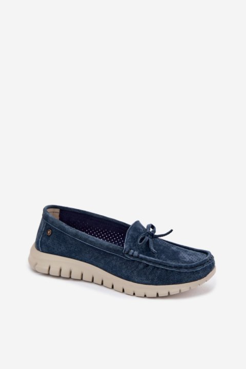 Mokasyny Model Vinceza 95401 Navy - Step in style Step in style