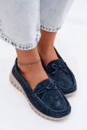 Mokasyny Model Vinceza 95401 Navy - Step in style Step in style