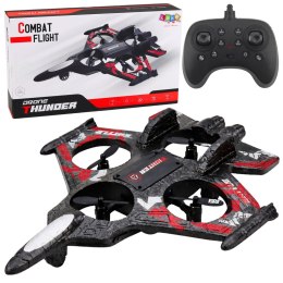 Myśliwiec Dron Fighter Samolot Zdalnie Sterowany RC Piankowy Akrobacje 360° LEAN Toys