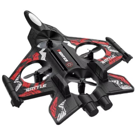 Myśliwiec Dron Fighter Samolot Zdalnie Sterowany RC Piankowy Akrobacje 360° LEAN Toys