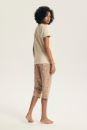 Piżama Damska Model Eluna 44462 Light Beige - Henderson Henderson