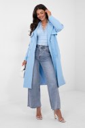 Płaszcz Damski Model IT-PL-FL8808.32 Light Blue - Rue Paris Rue Paris