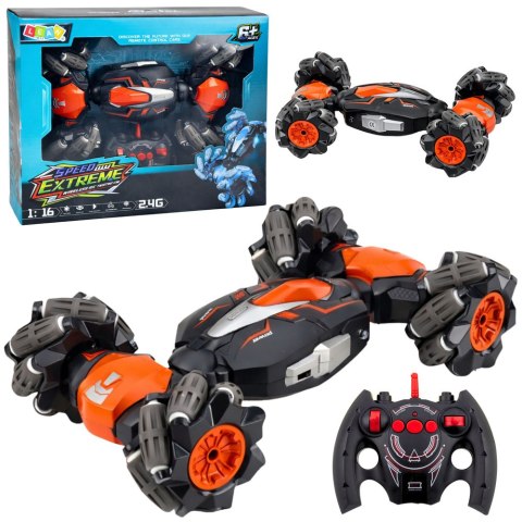 Samochód Zdalnie Sterowany RC Do Driftu Akrobacji Twist Pomarańczowy 1:16 LEAN Toys