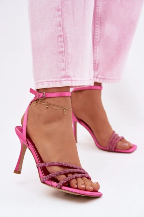 Sandały Model Chiara UC-115 Fuksja - Step in style Step in style