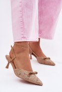 Sandały Model Maribelle 22-390 Beige - Step in style Step in style