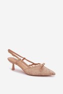 Sandały Model Maribelle 22-390 Beige - Step in style Step in style
