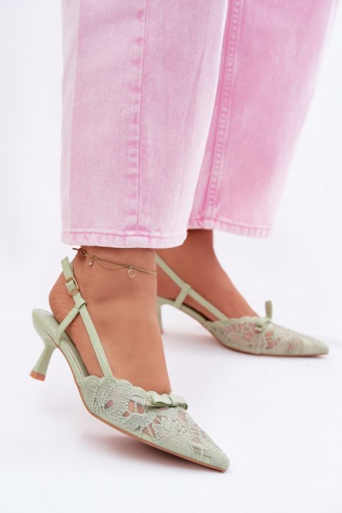 Sandały Model Maribelle 22-390 Green - Step in style Step in style