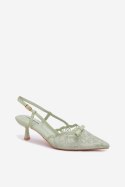 Sandały Model Maribelle 22-390 Green - Step in style Step in style