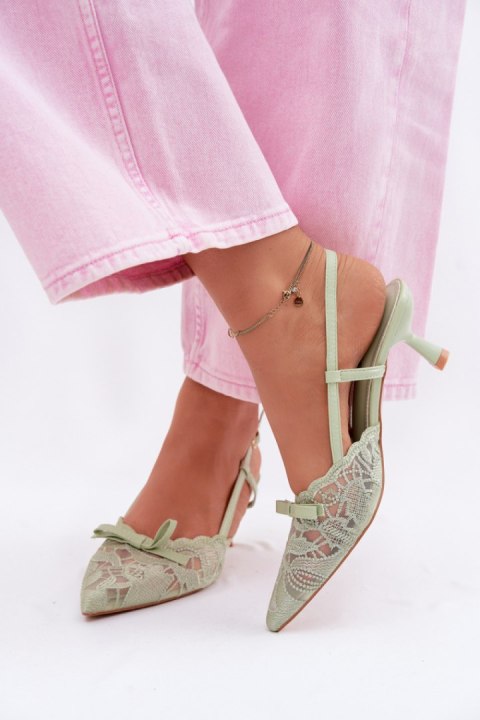 Sandały Model Maribelle 22-390 Green - Step in style Step in style