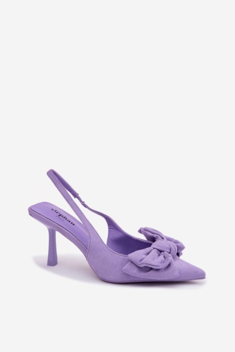 Sandały Model Petrella H-6 Violet - Step in style Step in style