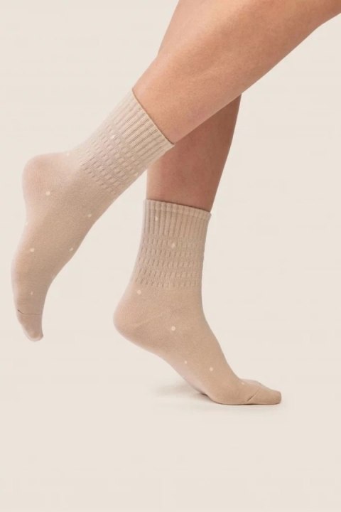 Skarpety Model SW/089 Beige - Gabriella Gabriella