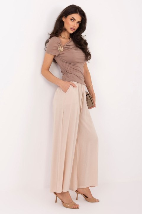 Spodnie Damskie Model IR-SP-YV363.16P Beige - Italy Moda Italy Moda