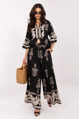 Spodnie Komplet Model IR-KMPL-7282.08P Black - Italy Moda Italy Moda