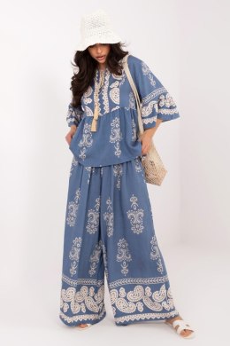 Spodnie Komplet Model IR-KMPL-7282.08P Blue - Italy Moda Italy Moda