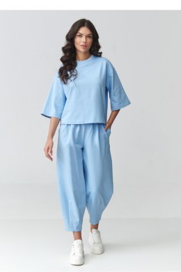 Spodnie Komplet Model M916 Błękit - Makadamia Makadamia