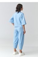 Spodnie Komplet Model M916 Błękit - Makadamia Makadamia