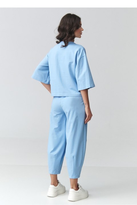 Spodnie Komplet Model M916 Błękit - Makadamia Makadamia