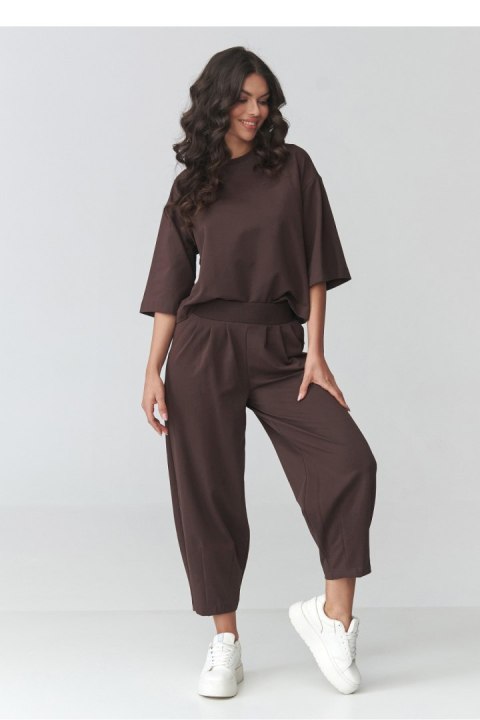 Spodnie Komplet Model M916 Czekolada - Makadamia Makadamia
