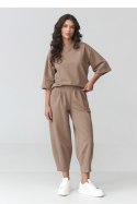 Spodnie Komplet Model M916 Mocca - Makadamia Makadamia