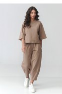 Spodnie Komplet Model M916 Mocca - Makadamia Makadamia