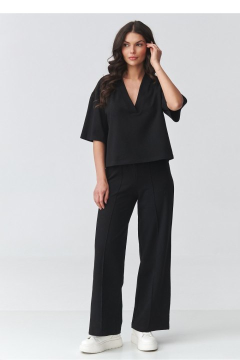 Spodnie Komplet Model M921 Black - Makadamia Makadamia