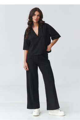 Spodnie Komplet Model M921 Black - Makadamia Makadamia