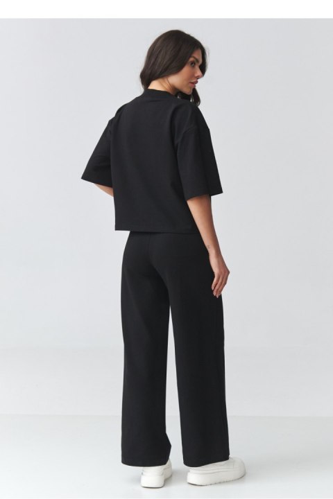 Spodnie Komplet Model M921 Black - Makadamia Makadamia